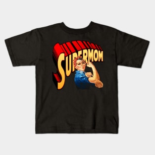 Supermom mom life mommy you are the best Kids T-Shirt